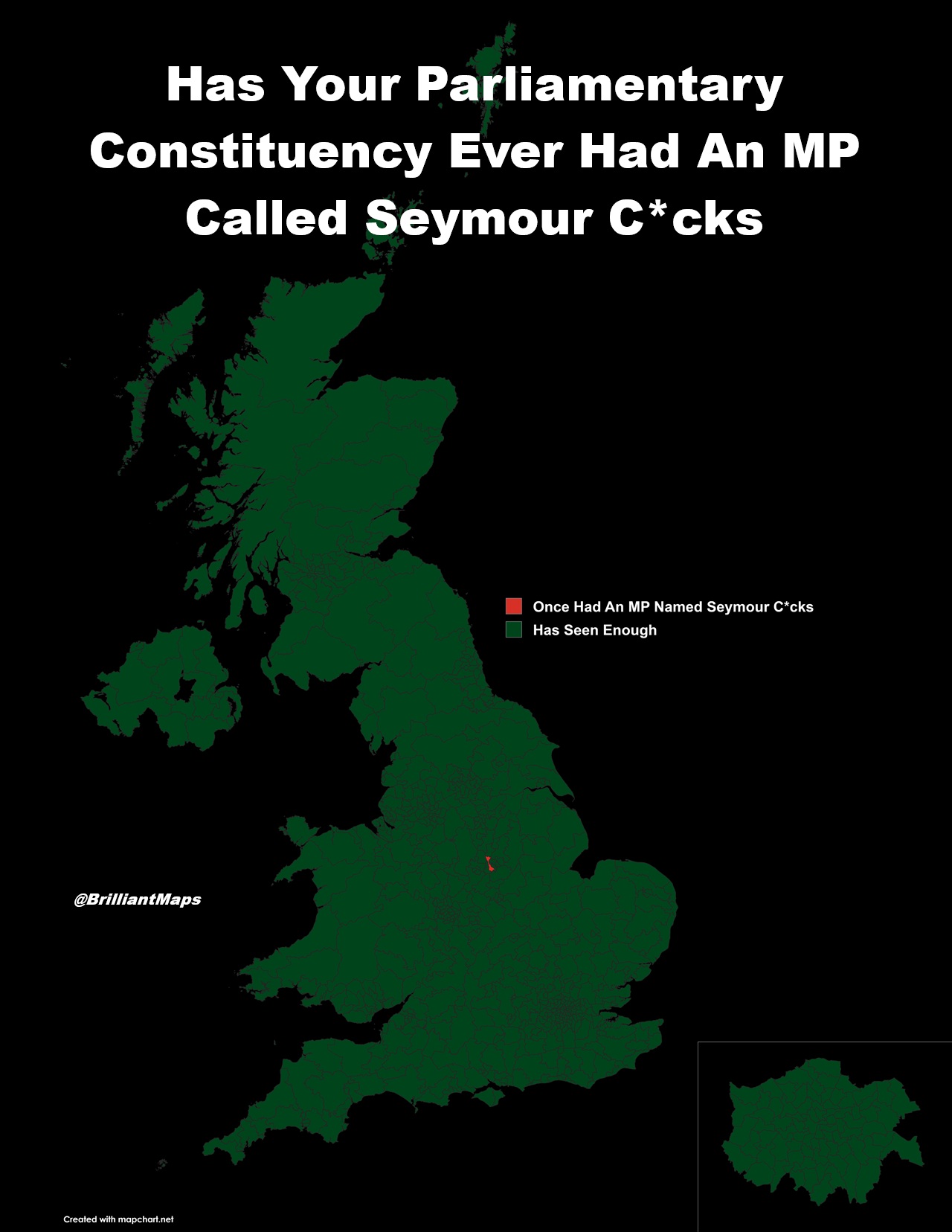 Seymour Cocks MP Map