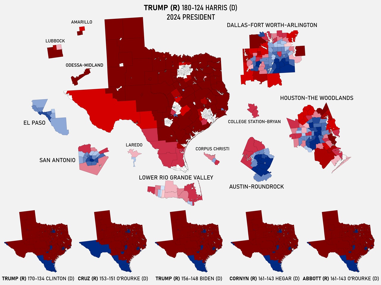 Texas if it had 100k per house member