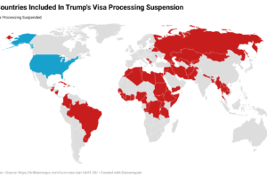 The 75 Countries Included In Trump’s Visa Processing Suspension On 14 January 2026