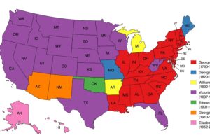 When US States Became States Relative To Other Countries