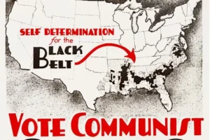 1932 Campaign Poster With Map For The Communist Party USA