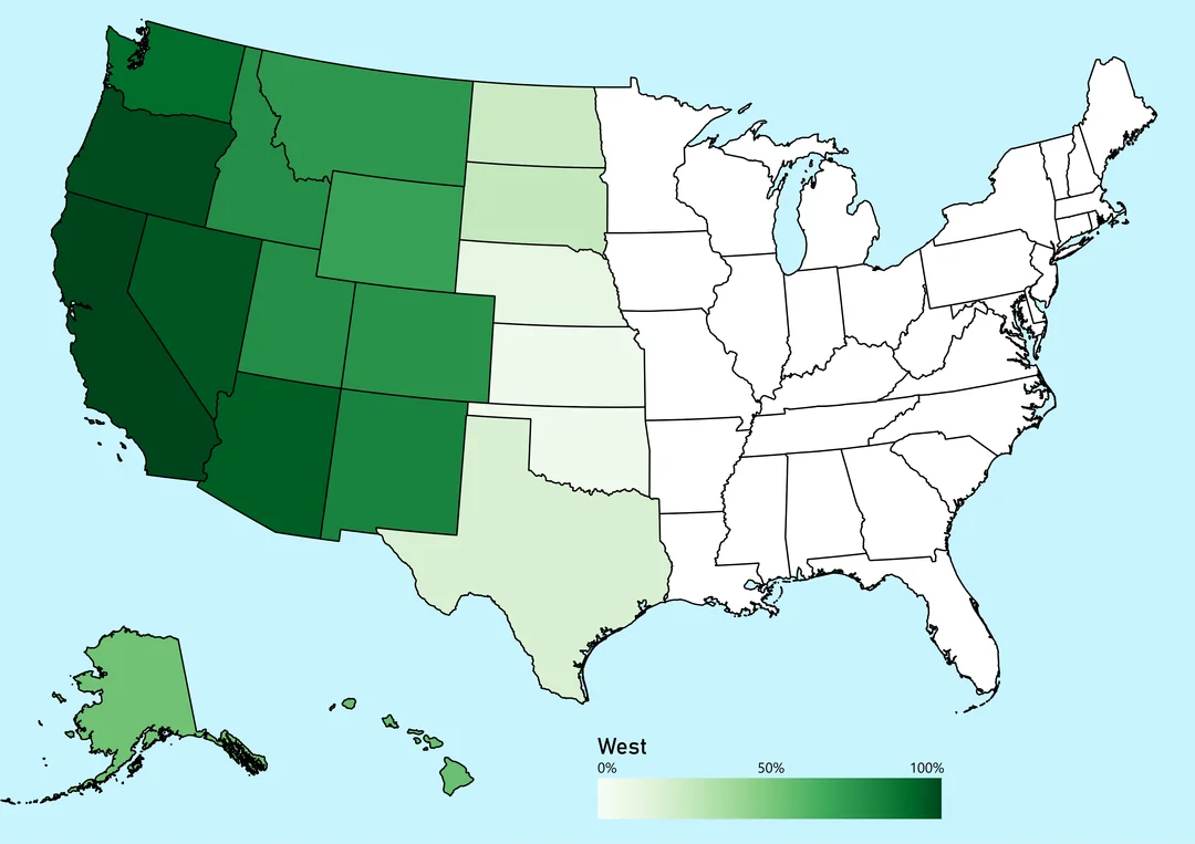 Where Redditors Think The West Is