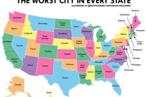 The Best, Worst, Most Underrated & Overrated Cities In Each US State
