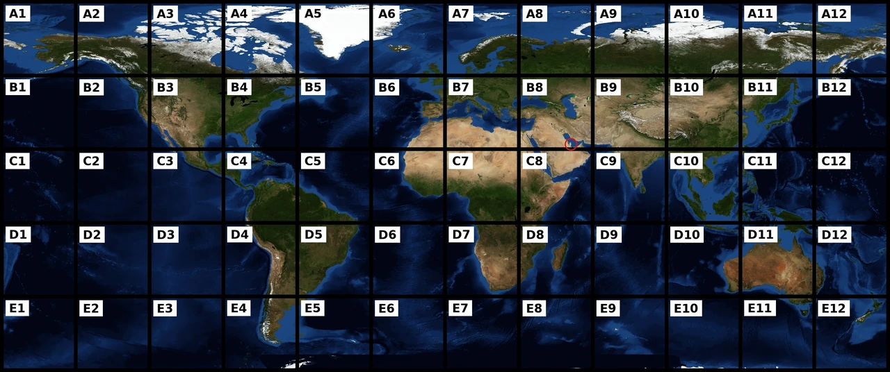 Doha location map – square B8