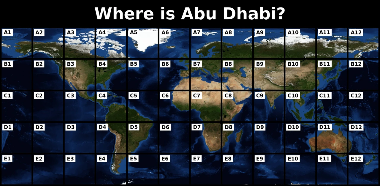 Where is Abu Dhabi map quiz