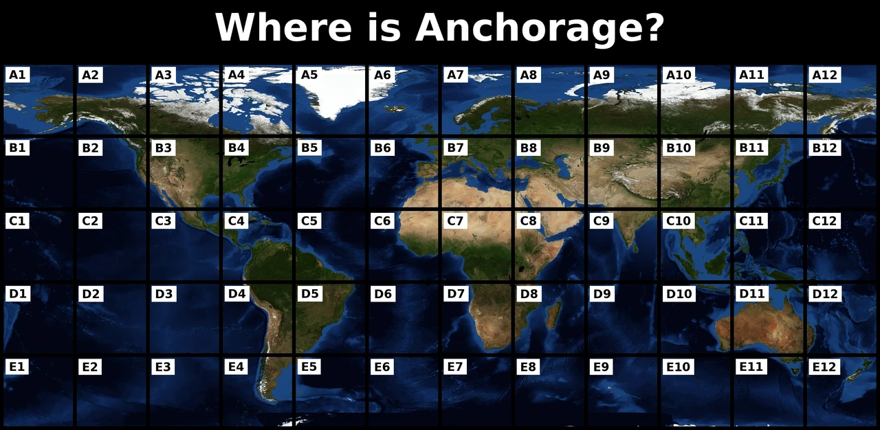 Where is Anchorage map quiz