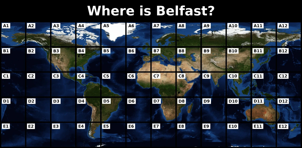 Where is Belfast map quiz