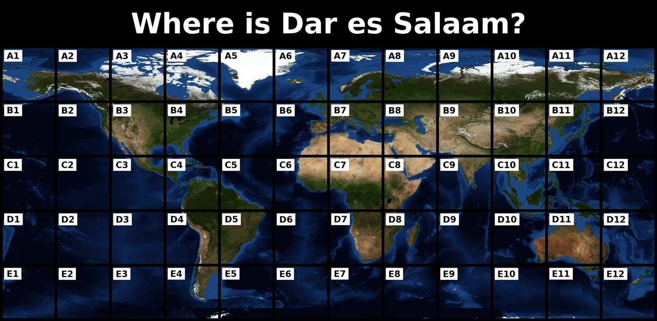 Where is Dar es Salaam map quiz