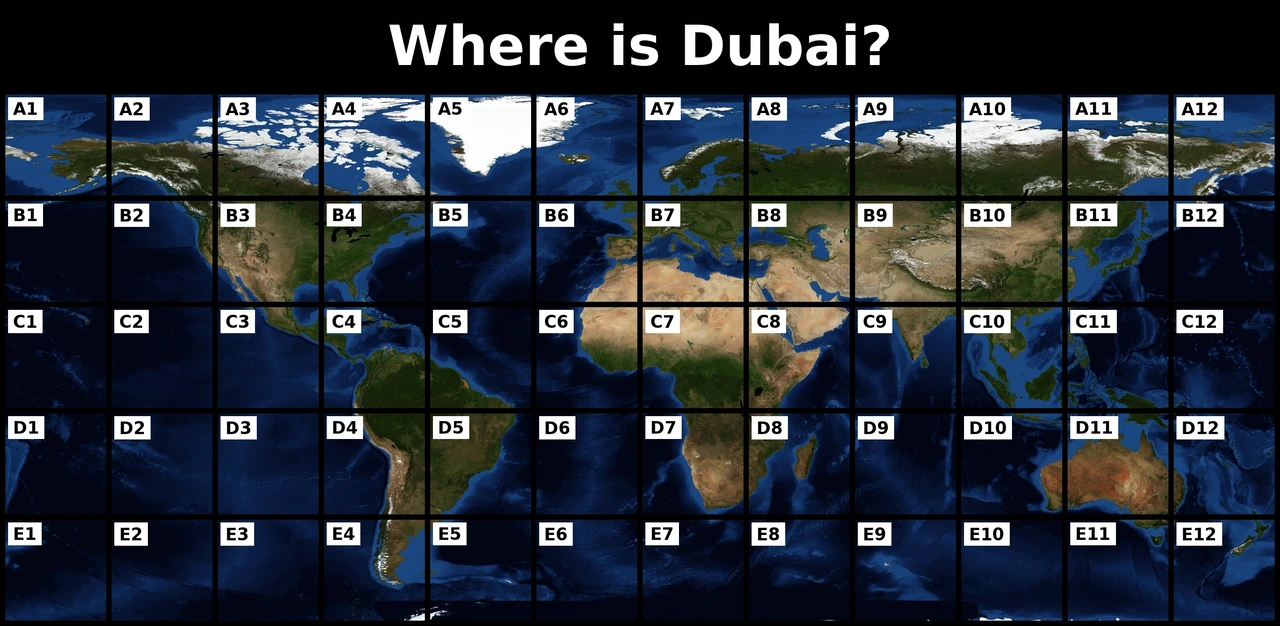 Where is Dubai map quiz