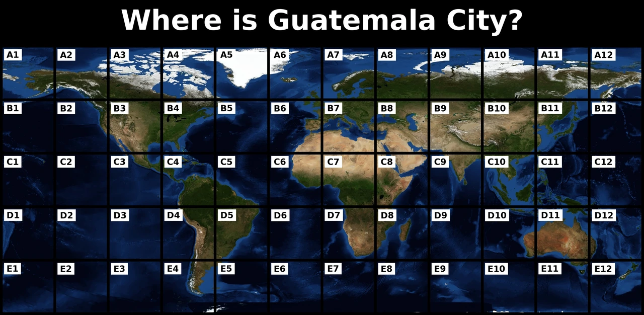 Where is Guatemala City map quiz