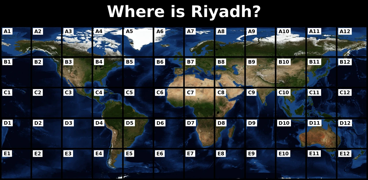 Where is Riyadh map quiz