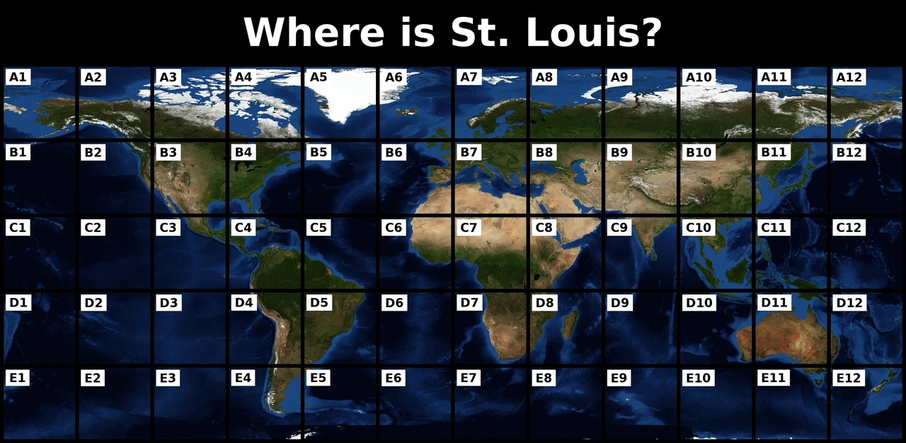 Where is St. Louis map quiz